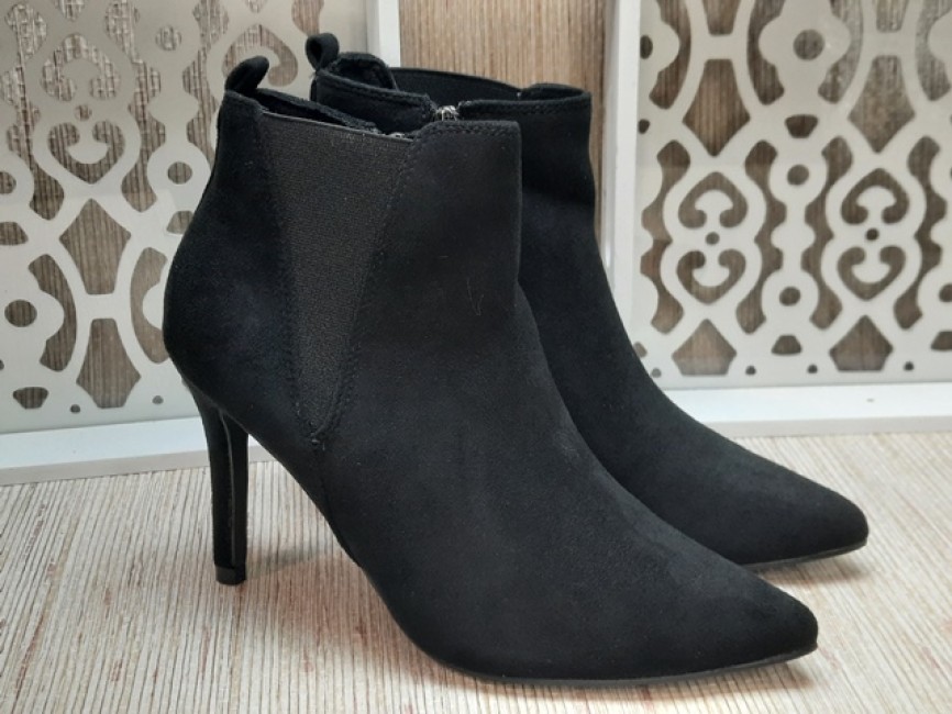 BOTIN TACON FINO LICRA ANTELINA PUNTERA FINA NEGRO Zapa10